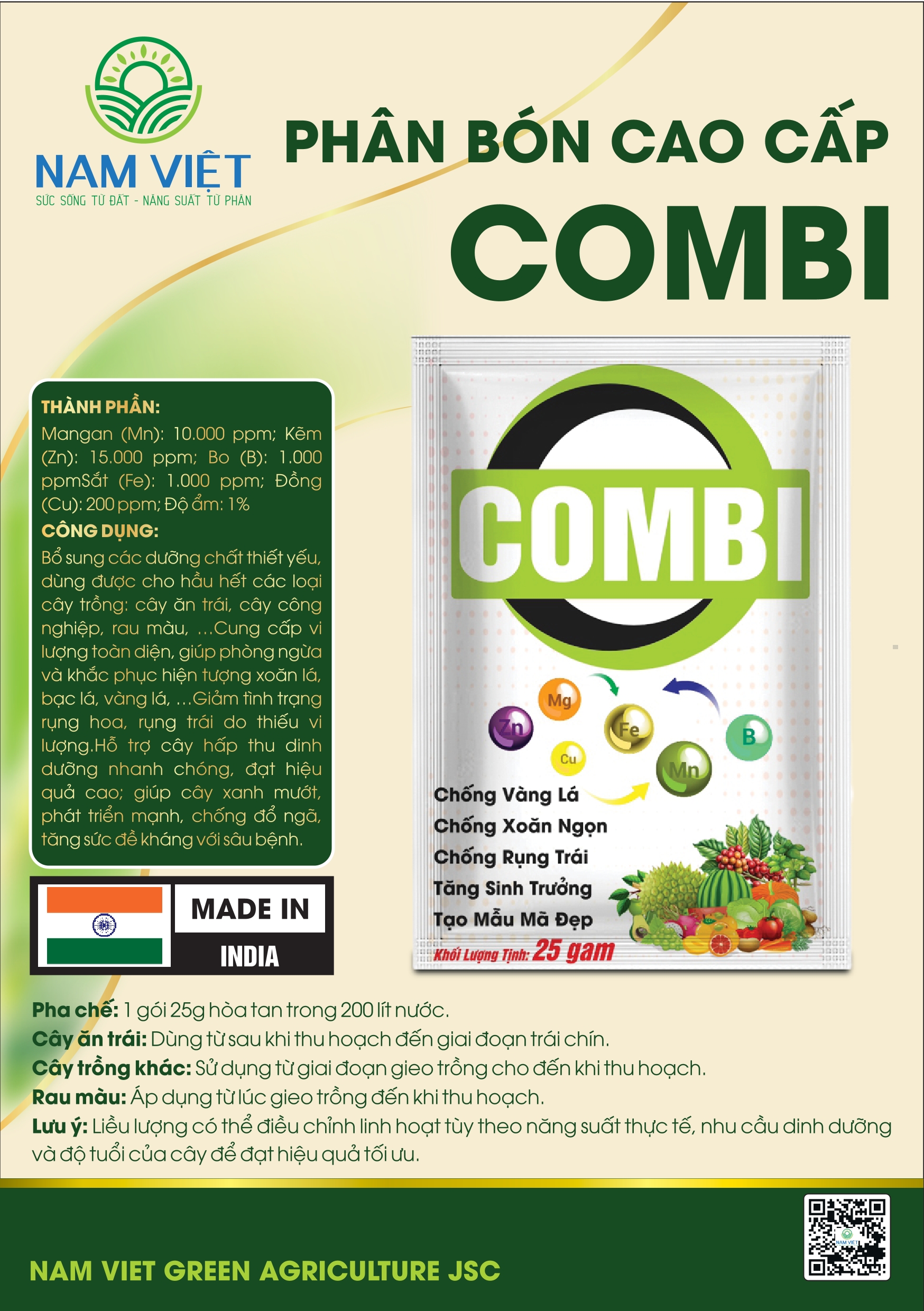 PHÂN BÓN CAO CẤP COMBI
